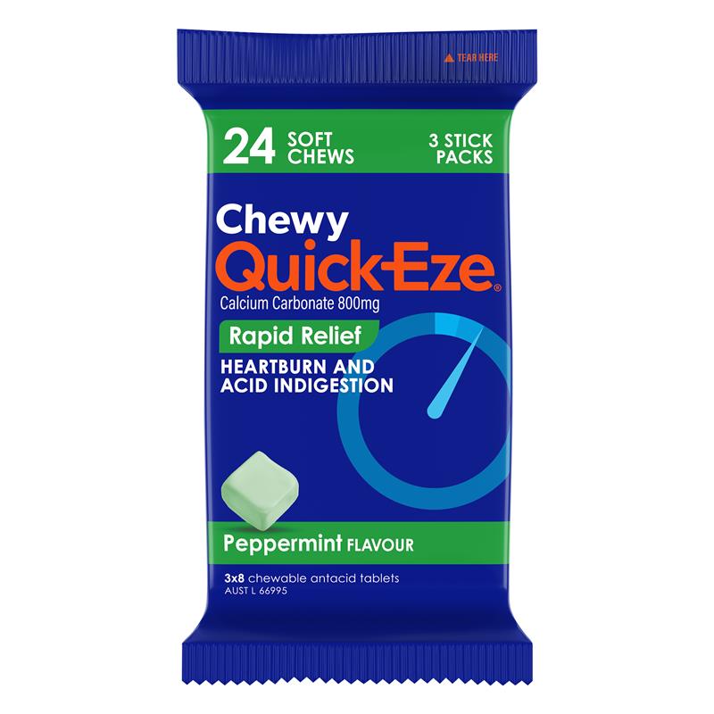 Quick Eze Chewy Peppermint Multi Pack