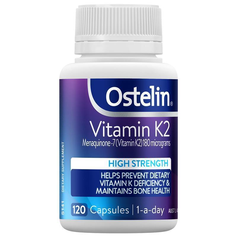 Ostelin Vitamin K2 120 Capsules Exclusive Size