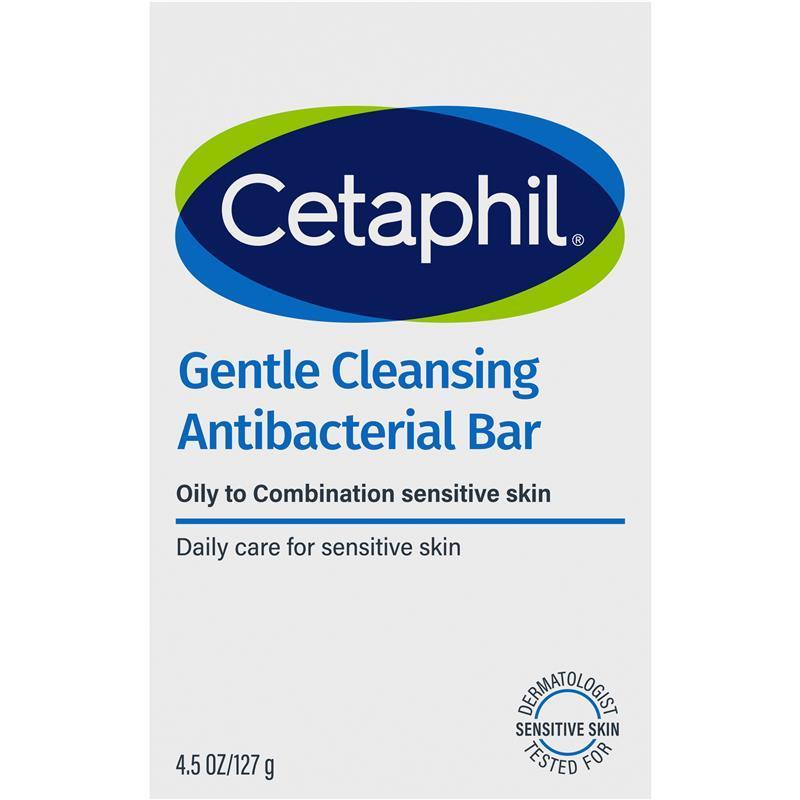 Cetaphil Gentle Cleansing Antibacterial Bar 127g