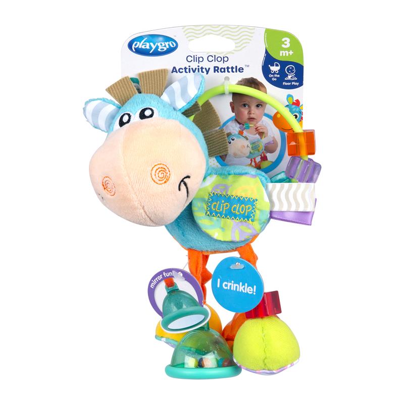 Playgro Clip Clop Activity Rattle