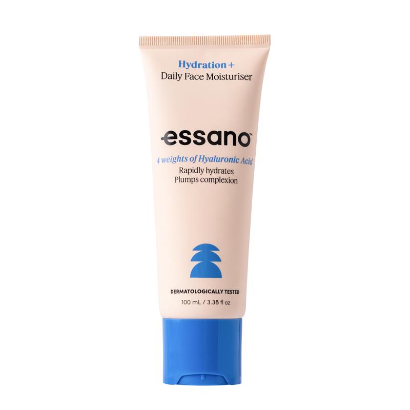 Essano Hydration Daily Facial Moisturiser with Rosehip and Hyaluronic Acid Tube 100ml