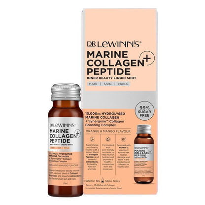 Dr LeWinn's Collagen Inner Beauty Liquid Shot Orange & Mango 10 x 50ml