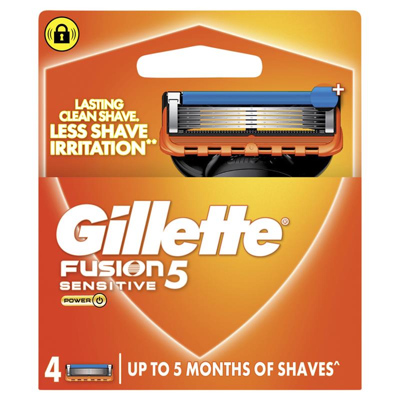 Gillette Fusion Power Razor Blades 4 Pack