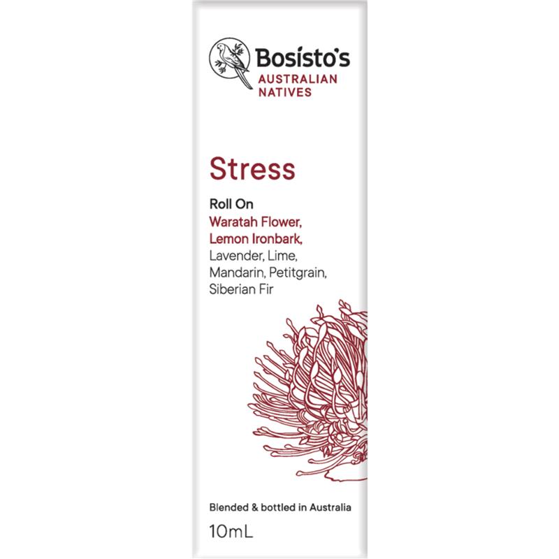 Bosisto's Native Stress Roll On - 10ml Essential Oil Relief