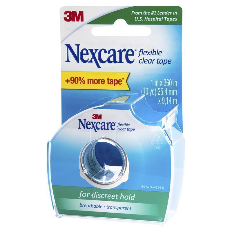 Nexcare Flexible Clear First Aid Tape - 25.4mm x 9.14m