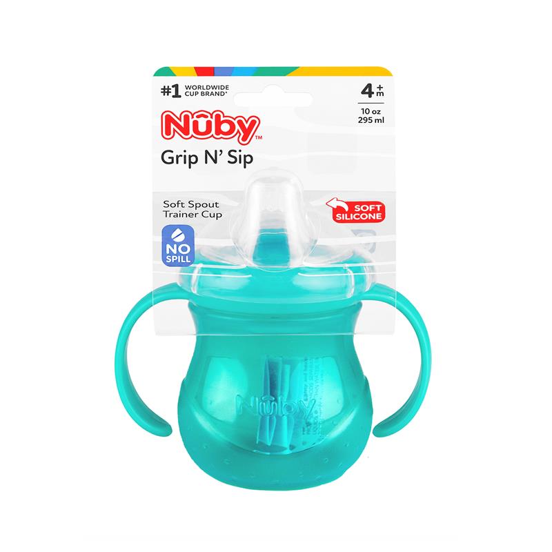Nuby No Spill Trainer Cup Twin Handle 4+ Months 295ml