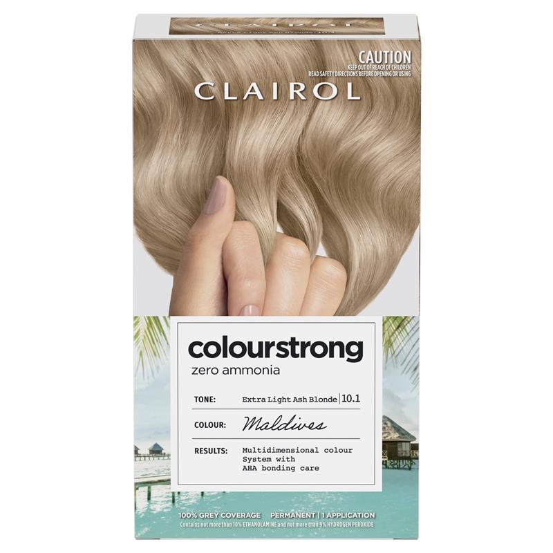 Clairol Colour Strong 10.1 Extra Light Ash Blonde - Vegan Permanent Hair Colour