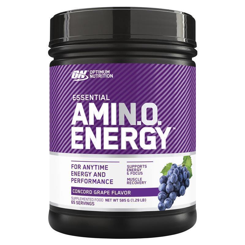 Optimum Nutrition Amino Energy Concord Grape 65 Serve 585g - Boost Energy & Muscle Recovery
