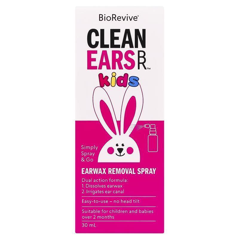 BioRevive Clean Ears Kids Spray - 30ml for Gentle Ear Care