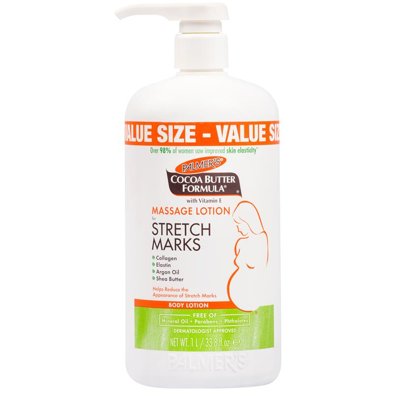 Palmer's Cocoa Butter Massage Lotion for Stretch Marks 1L - Clinically Proven Formula