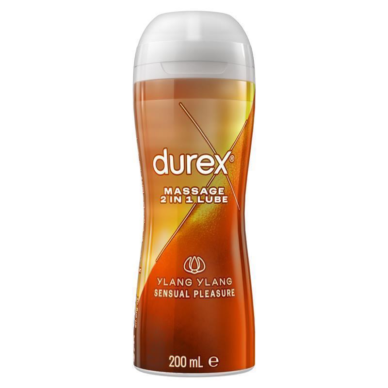 Durex Play 2 in 1 Sensual Massage Lubricant 200ml with Ylang Ylang