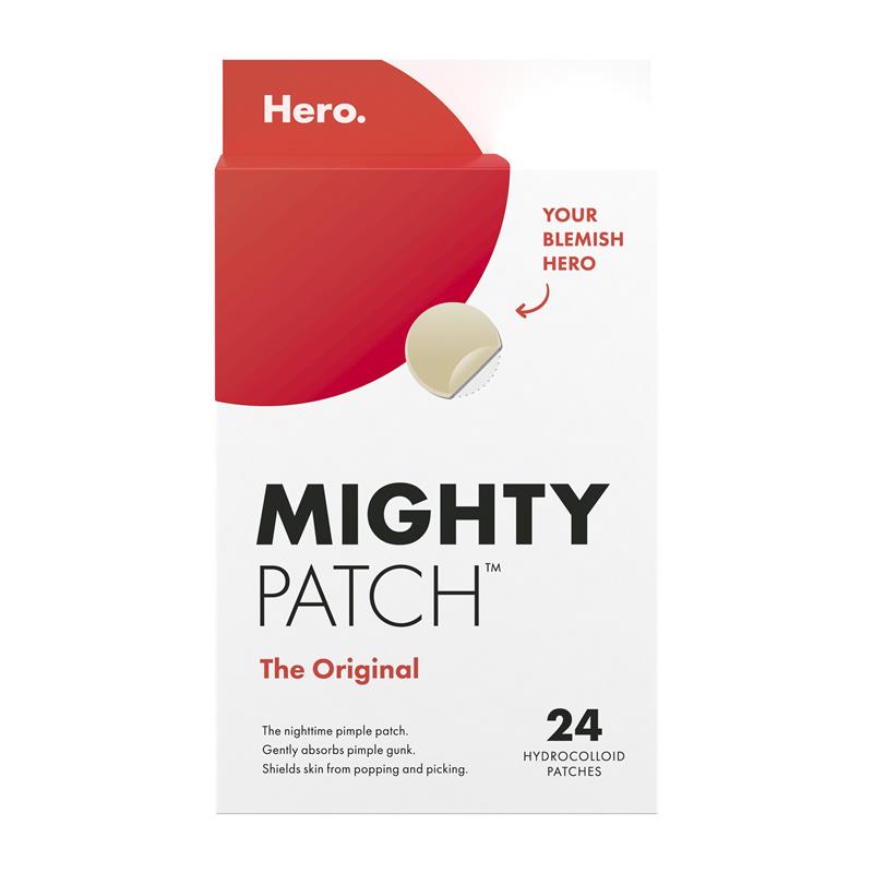 Hero Mighty Patch Original Hydrocolloid Pimple Patches 24 pack