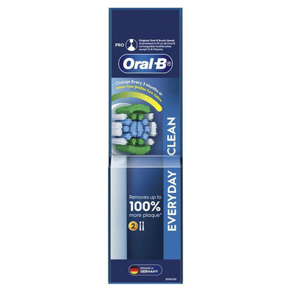 Oral-B Power Toothbrush Everyday Clean Refills 2 Pack