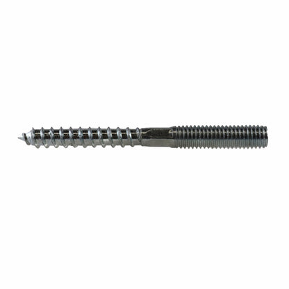 Everhang M8 Hanger Bolt 80mm Zinc Plated Steel 4 Pack Durable
