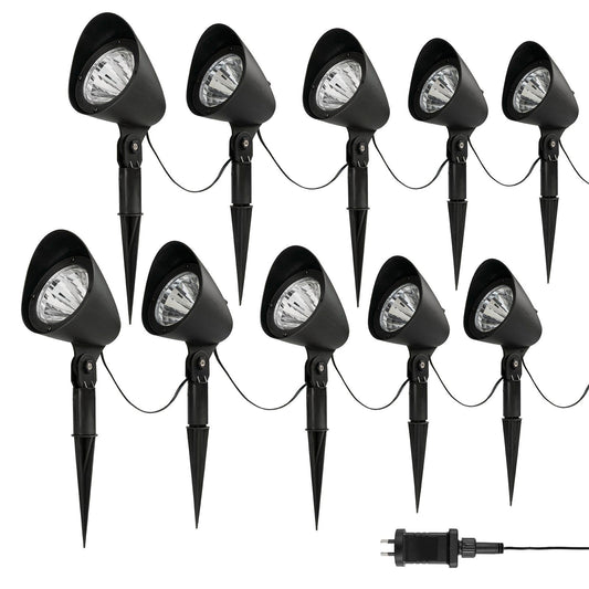 Brilliant Westbury LED Garden Light Kit - 10 Pack - 1W - 12V - Black - 28m