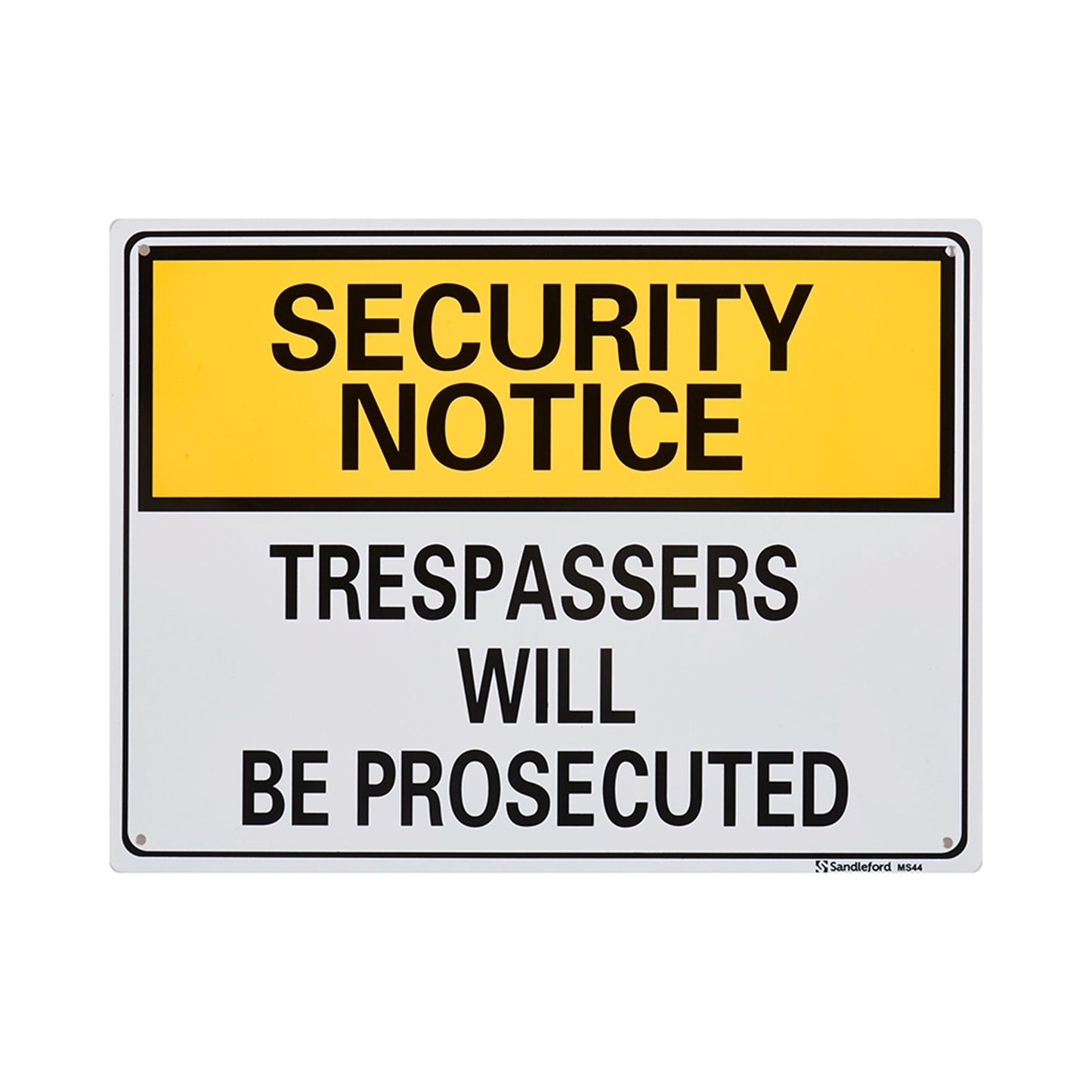 Sandleford Trespassers Prosecuted Sign - 300 x 225mm