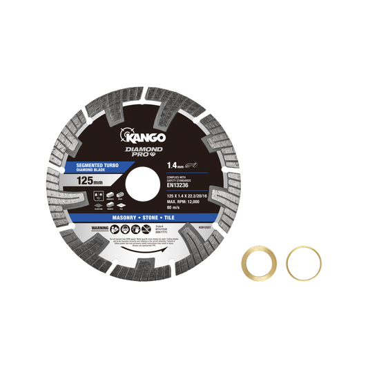 Kango Diamond Saw Blade 125mm Turbo Dry Cutting