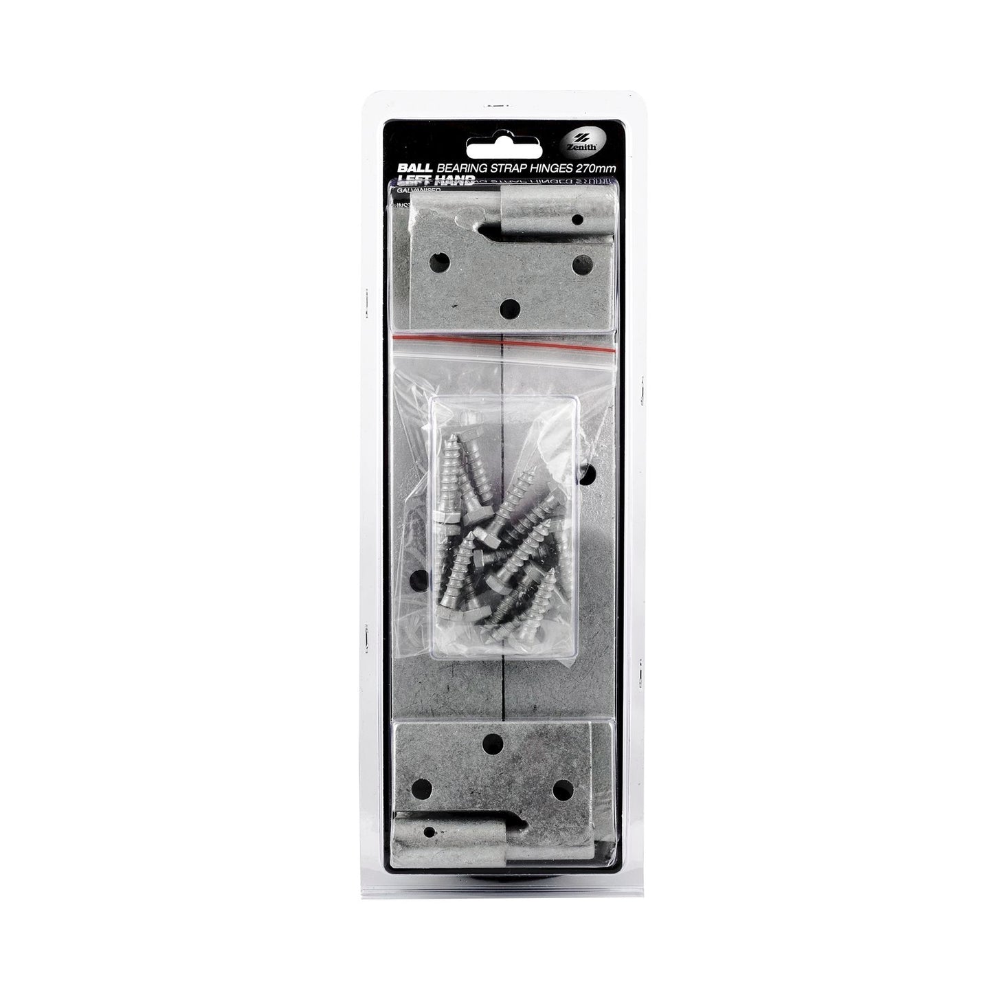 Zenith Galvanised Ball Bearing Gate Strap Hinge - 270mm - 2 Pack