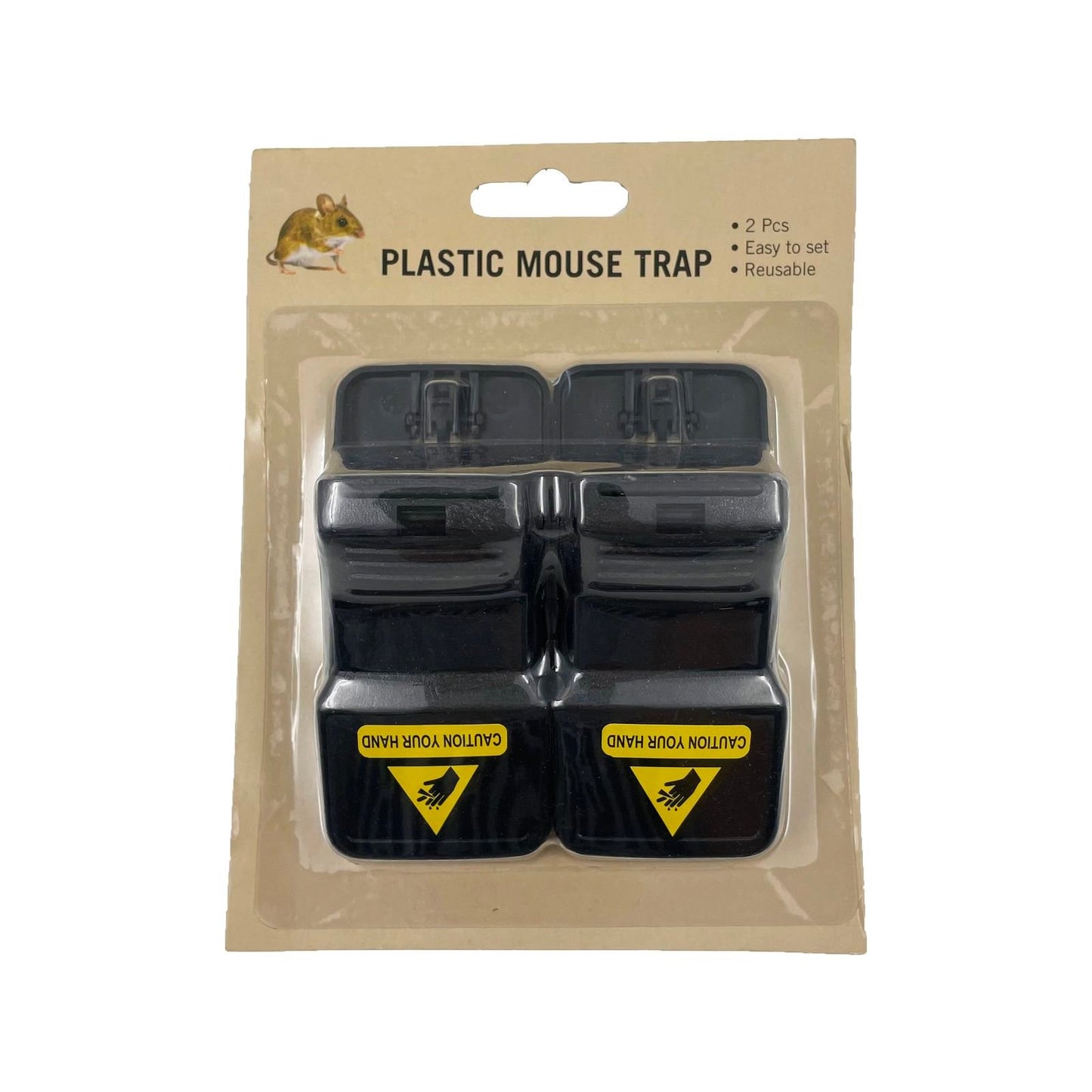 Plastic Mouse Trap - 48 x 100mm - 2 Pack