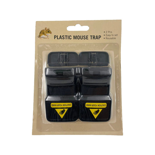 Plastic Mouse Trap - 48 x 100mm - 2 Pack