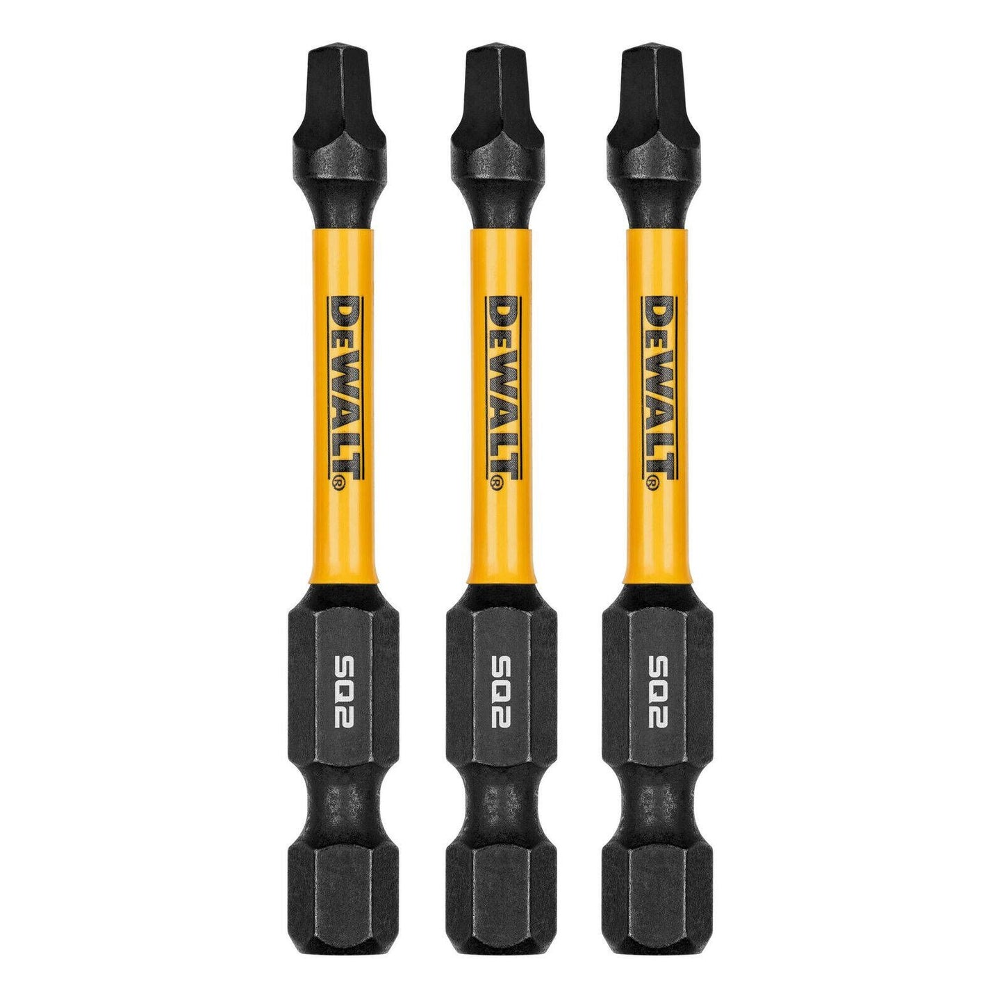 Dewalt Flextorq Screwdriver Bit - 57mm SQ2 - 3 Pack