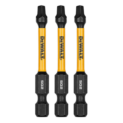 Dewalt Flextorq Screwdriver Bit - 57mm SQ2 - 3 Pack