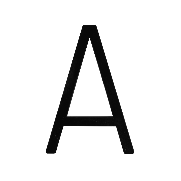 Sandleford Slimline Letter - a - 120mm - Black