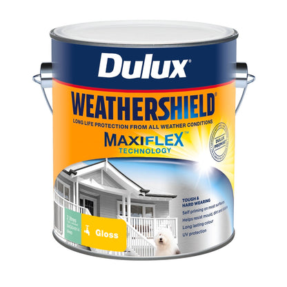 Dulux Weathershield Exterior Paint - 2L - Deep Gloss