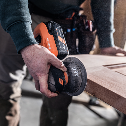 AEG Brushless Sub Compact Random Orbital Sander - 125mm - 18V - Skin Only