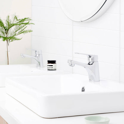 Dorf Chrome Lead Free Kip Basin Mixer - 44 x 118 x 130mm