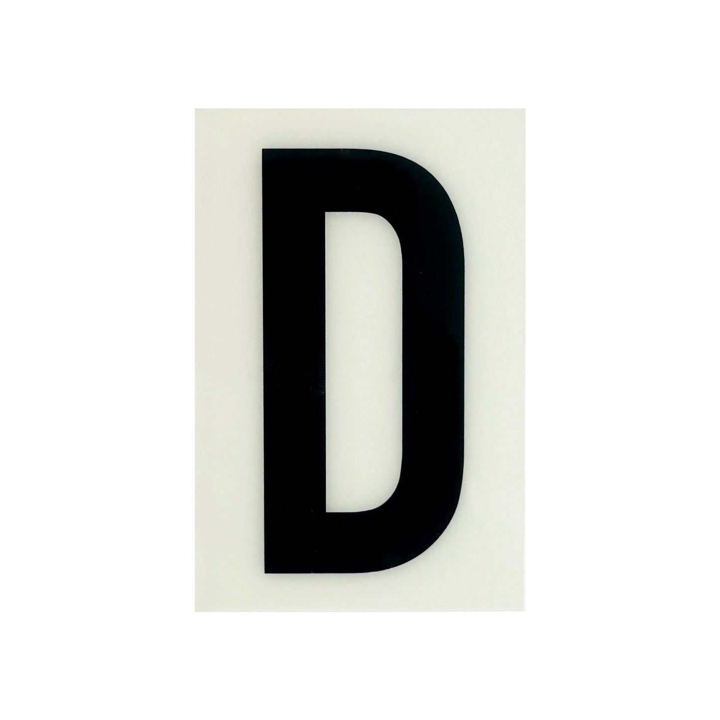 Sandleford Self Adhesive House Letter D - 85mm - White