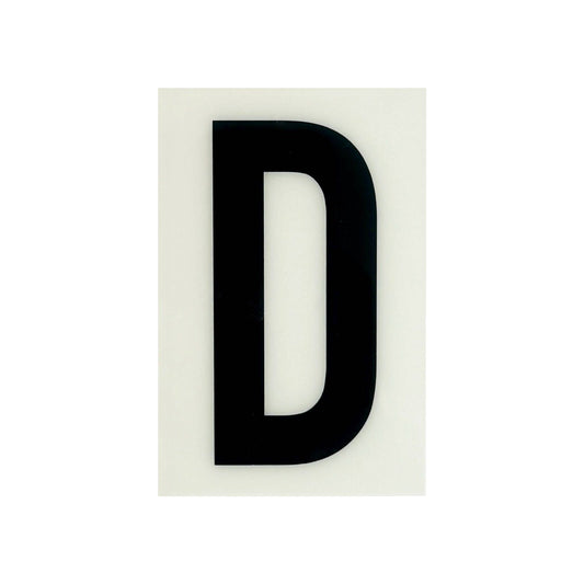 Sandleford Self Adhesive House Letter D - 85mm - White