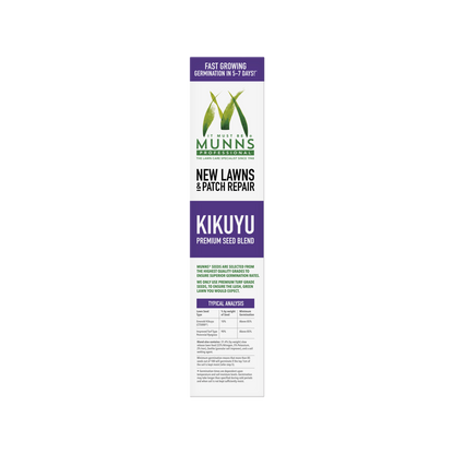 Munns Professional Kikuyu Lawn Seed Blend - 1.1kg