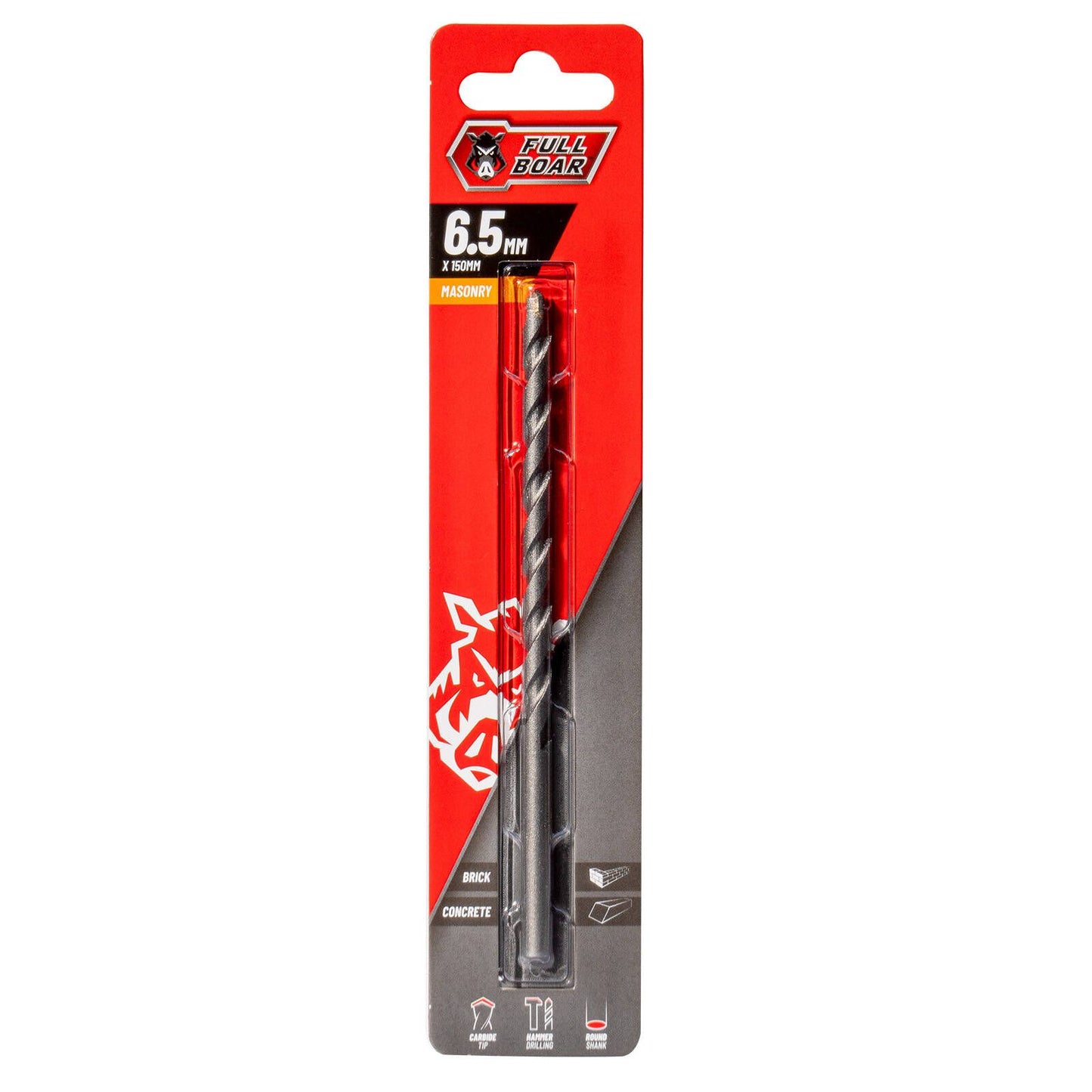 Full Boar TCT Masonry Drill Bit - 6mm