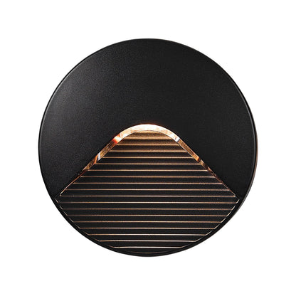 Brilliant Black Sanur Modern Wall and Step Light - 13cm