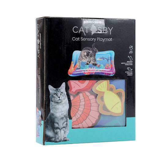 Paws Claws Cat Sensory Water Playmat - 59 x 79cm