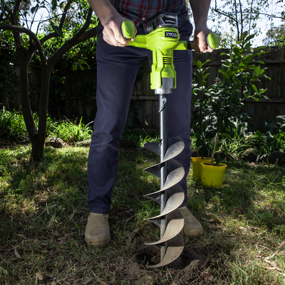 Ryobi Brushless Cordless Planting and Digging Tool - 18V One - 150mm - 30 Holes