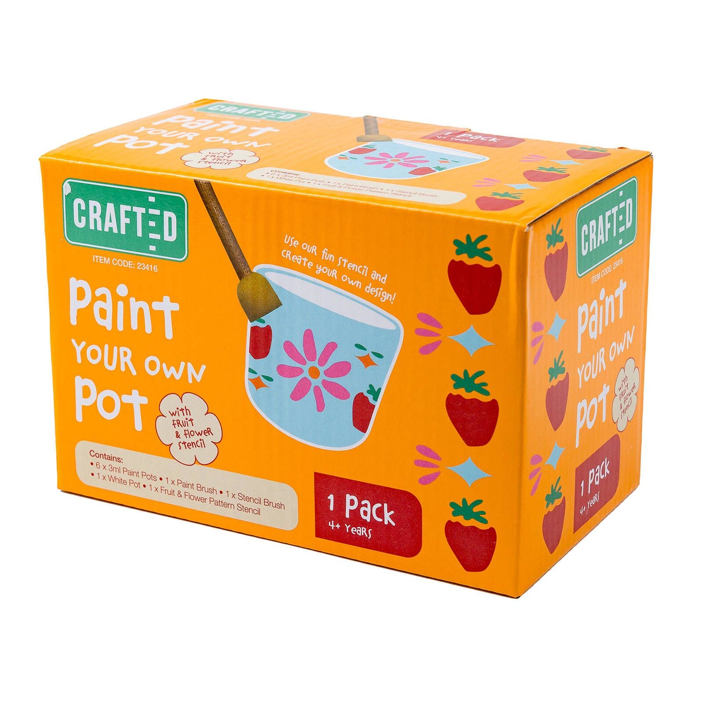 Crafted Paint Your Own Pot Kit
