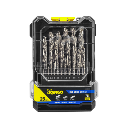 Kango HSS Drill Bit Set - 25 Piece - 1-13mm