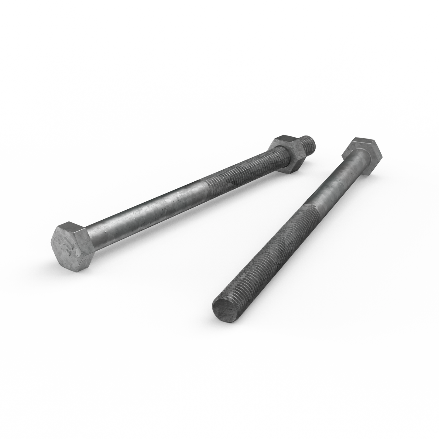 Zenith Hot Dip Galvanised Hex Head Bolts - M10 x 150mm
