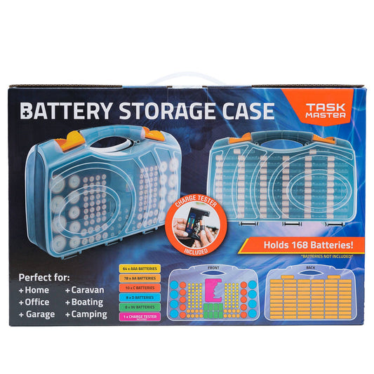 Taskmaster Double Sided Battery Storage Case - 345 x 230 x 90mm