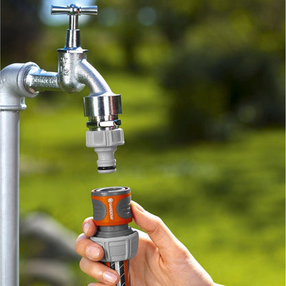 Gardena 19mm Hose Connector - Plastic - Ergonomic - UV Stabilised