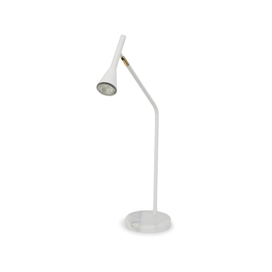 Home Design White Svelte Desk Lamp - 365 x 645mm