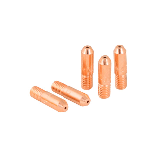Bossweld Binzel Style M5 Contact Tip - 0.8mm - 5 Pack