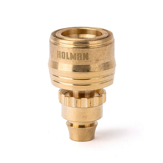 Holman Brass 12mm Barbed Screw-On Hose Connector
