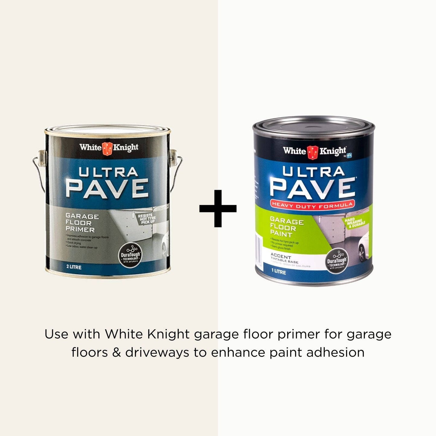 White Knight Ultra Pave Garage Floor Paint - 1L - Accent