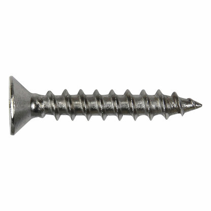 Otter Satin Stainless Steel Hinge Screws - 8 x 25mm - 16 Pack