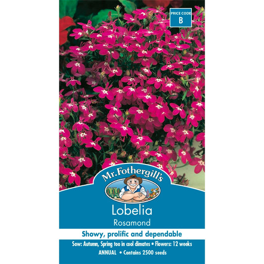 Mr Fothergill Lobelia Rosamond Seeds