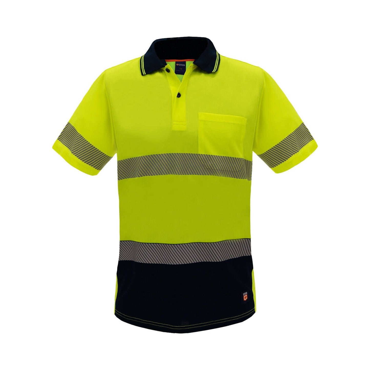 Citeco Women's Hi Vis Short Sleeve Polo - Size 8 - Yellow