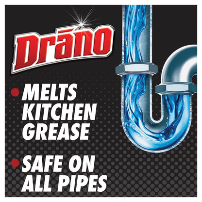 Drano Kitchen Drain Crystals - 500g